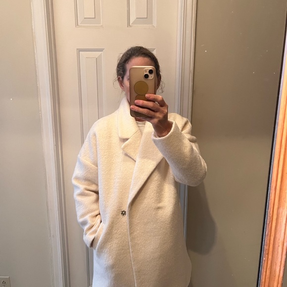 NWT Forever 21 bouclé wool coat Made large, oversized - Picture 6 of 13